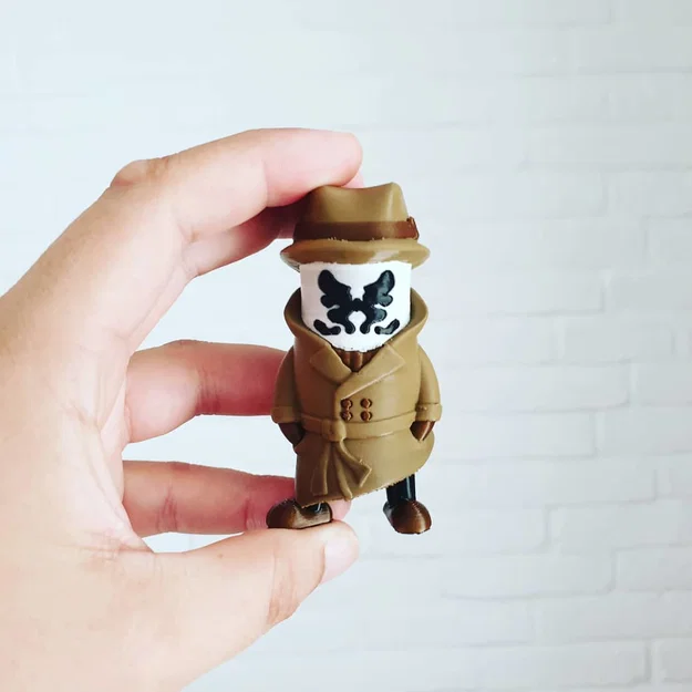 Mô hình 3D Mini Rorschach phong cách Chibi cực chất - Image 1