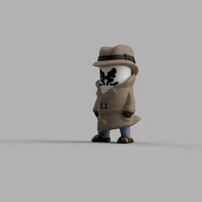 Mô hình 3D Mini Rorschach phong cách Chibi cực chất