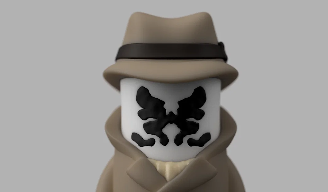 Mô hình 3D Mini Rorschach phong cách Chibi cực chất - Image 3