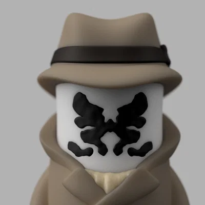 Mô hình 3D Mini Rorschach phong cách Chibi cực chất