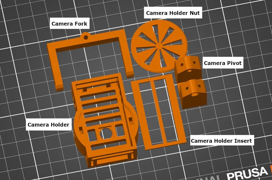 Giá Đỡ Camera 2 Trục Gắn Nam Châm Cho Freenove ESP32-WROVER - Image 3