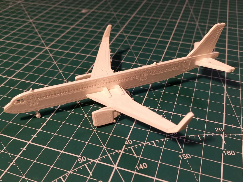 Mô hình Kit Card Airbus A321neo - Image 2