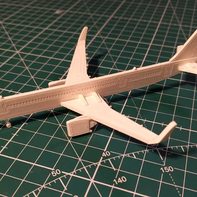 Mô hình Kit Card Airbus A321neo