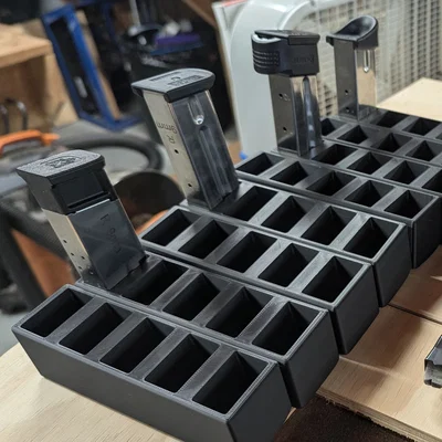 Kệ Đựng Băng Đạn 9mm - 5x1