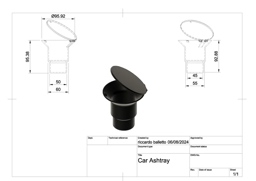 Gạt tàn xe hơi (Car Ashtray) - Image 5