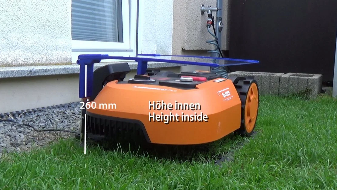 Garage cho Worx Landroid (nhà để robotic lawnmower) rẻ, dễ làm - Image 2