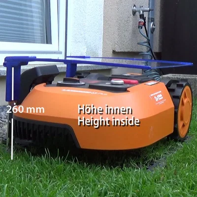 Garage cho Worx Landroid (nhà để robotic lawnmower) rẻ, dễ làm