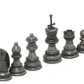 Bộ cờ vua in 3D độc đáo với quân Vua rút kiếm tháo rời - Thumbnail 2