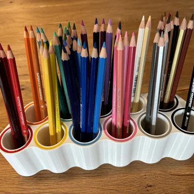 Ống cắm bút & bút chì màu (11 mức chuyển sắc)