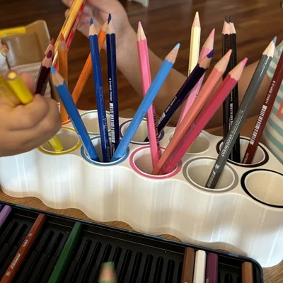 Ống cắm bút & bút chì màu (11 mức chuyển sắc)