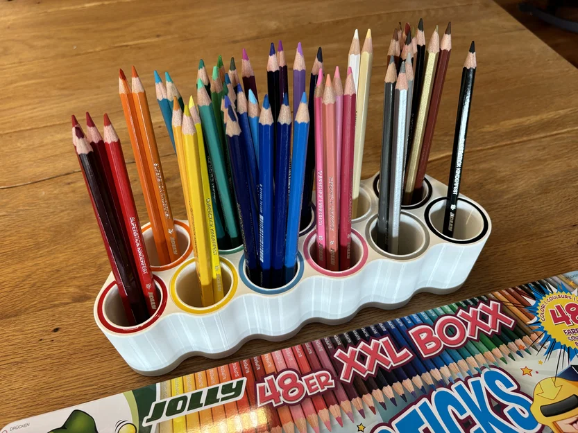 Ống cắm bút & bút chì màu (11 mức chuyển sắc) - Image 3