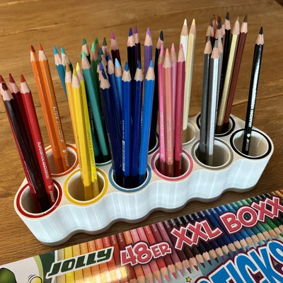 Ống cắm bút & bút chì màu (11 mức chuyển sắc)