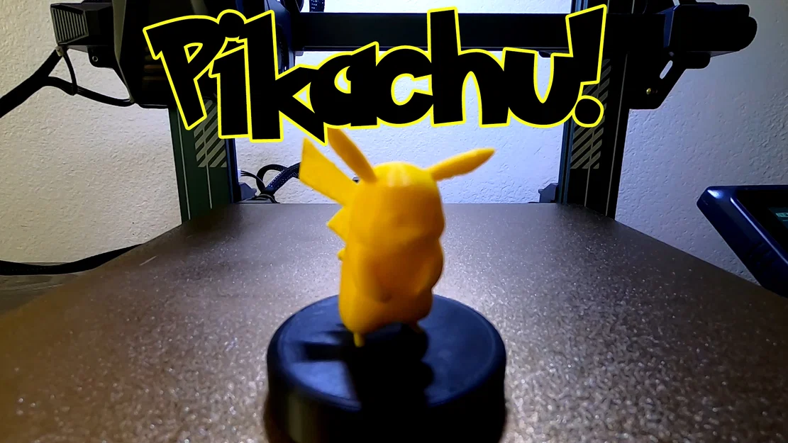 Mô hình Pikachu 3D dễ thương cho bộ sưu tập cá nhân - Image 1
