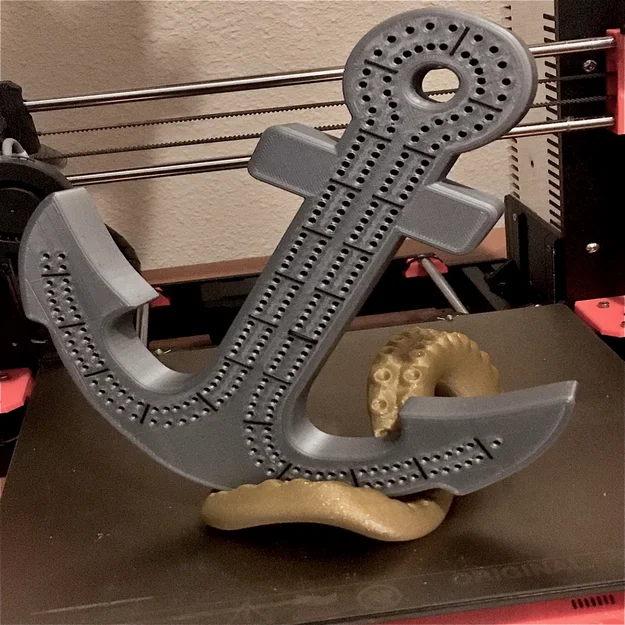 Bàn chơi Cribbage hình Mỏ neo (Anchor Cribbage Board) - Image 1