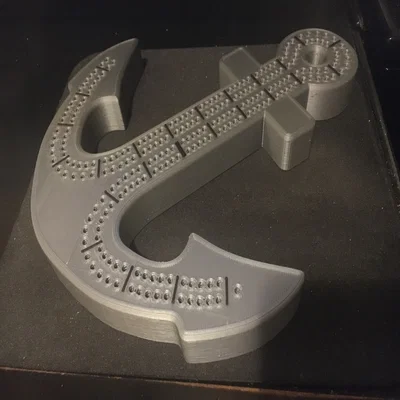 Bàn chơi Cribbage hình Mỏ neo (Anchor Cribbage Board)