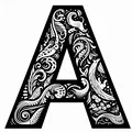 Bộ sưu tập chữ A trang trí nghệ thuật in 3D (Crazy Alphabet) - Thumbnail 6