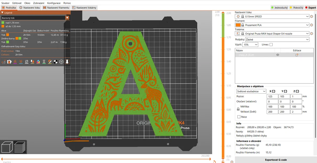 Bộ sưu tập chữ A trang trí nghệ thuật in 3D (Crazy Alphabet) - Image 8