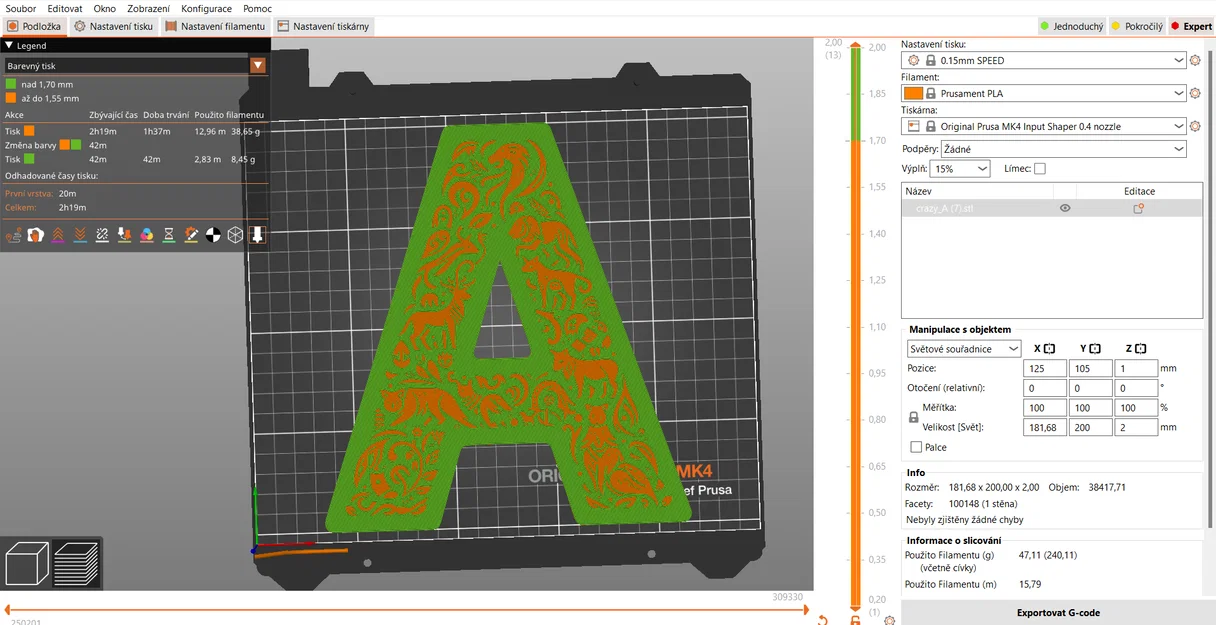 Bộ sưu tập chữ A trang trí nghệ thuật in 3D (Crazy Alphabet) - Image 9