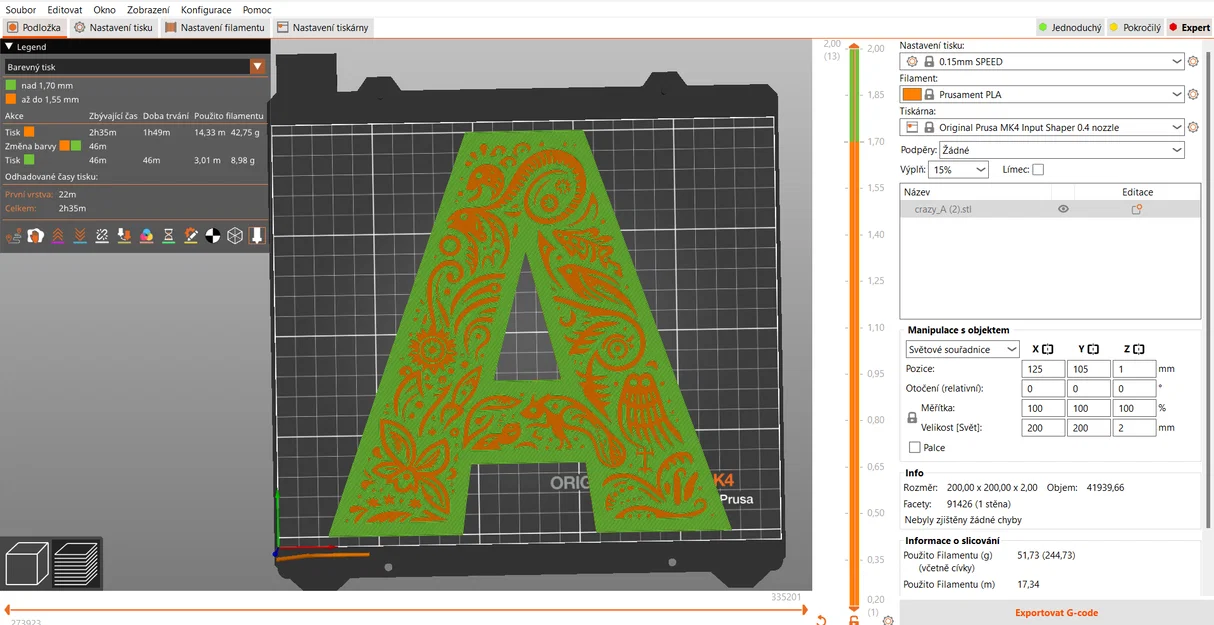 Bộ sưu tập chữ A trang trí nghệ thuật in 3D (Crazy Alphabet) - Image 10