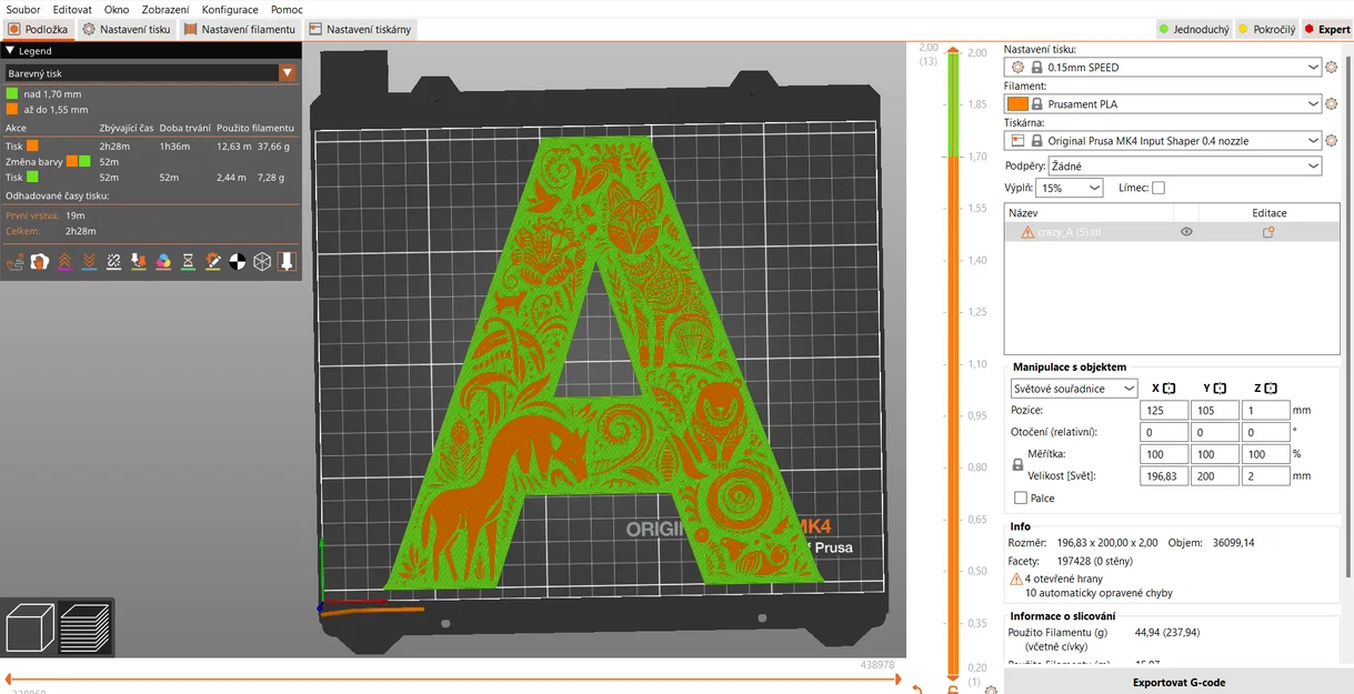 Bộ sưu tập chữ A trang trí nghệ thuật in 3D (Crazy Alphabet) - Image 13