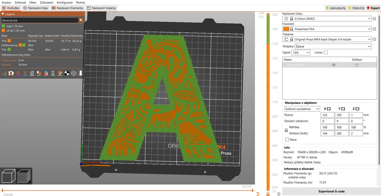 Bộ sưu tập chữ A trang trí nghệ thuật in 3D (Crazy Alphabet) - Image 14