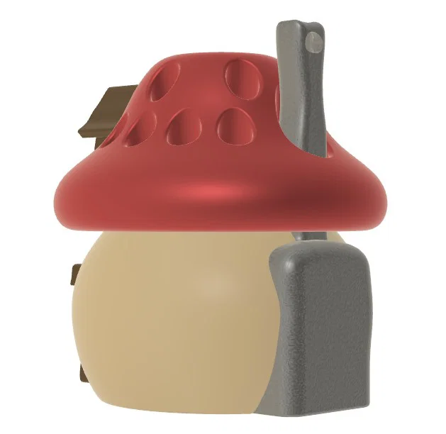 Ống cắm bút hình ngôi nhà Xì Trum (Smurf) cực đáng yêu cho bàn làm việc - Image 3