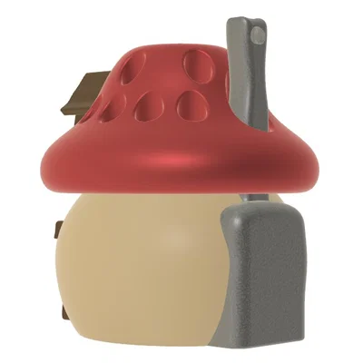 Ống cắm bút hình ngôi nhà Xì Trum (Smurf) cực đáng yêu cho bàn làm việc