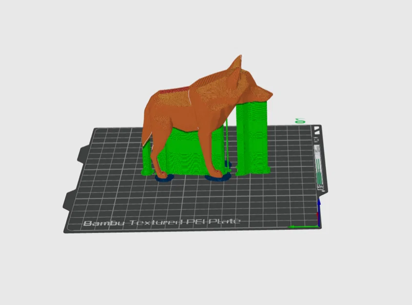 Mô hình sói Low-poly độc đáo: Móc khóa và tượng trang trí nghệ thuật - Image 9