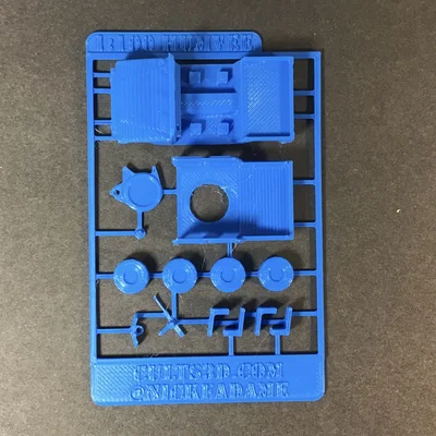 Mô hình giấy Humvee 1:100 (HMMWV High Mobility Multipurpose Wheeled Vehicle)
