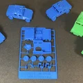 Mô hình giấy Humvee 1:100 (HMMWV High Mobility Multipurpose Wheeled Vehicle) - Thumbnail 4