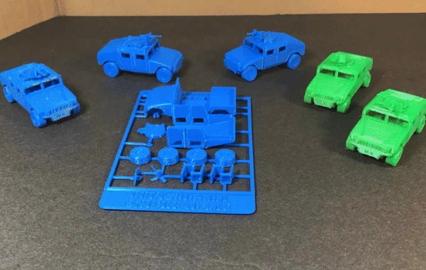 Mô hình giấy Humvee 1:100 (HMMWV High Mobility Multipurpose Wheeled Vehicle) - Image 10