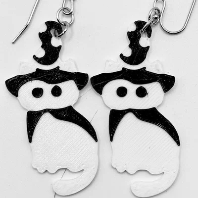 Bông tai mèo Halloween