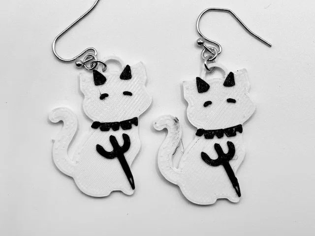 Bông tai mèo Halloween - Image 3