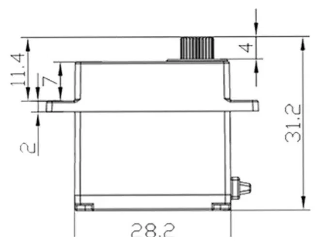 Mod selector ERCF V2 cho servo lớn 28mm (17g) - Image 4