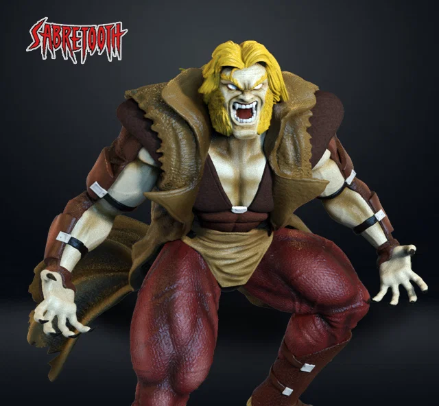 Mô hình in 3D Sabretooth - Nhân vật huyền thoại từ vũ trụ X-Men - Image 1