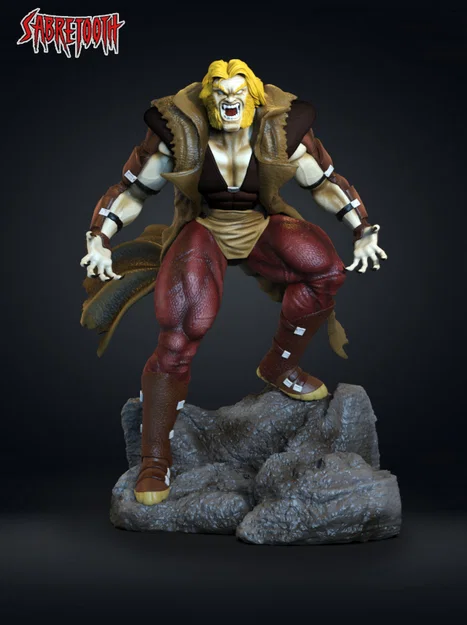 Mô hình in 3D Sabretooth - Nhân vật huyền thoại từ vũ trụ X-Men - Image 2