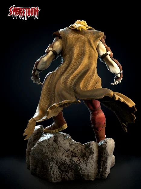 Mô hình in 3D Sabretooth - Nhân vật huyền thoại từ vũ trụ X-Men - Image 4