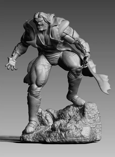 Mô hình in 3D Sabretooth - Nhân vật huyền thoại từ vũ trụ X-Men - Image 7
