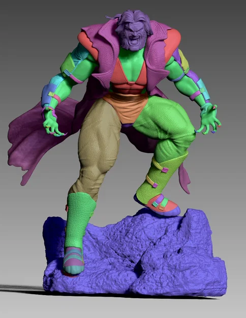 Mô hình in 3D Sabretooth - Nhân vật huyền thoại từ vũ trụ X-Men - Image 9