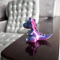 Mô hình khủng long mini trang trí bàn làm việc cực đáng yêu - Thumbnail 4