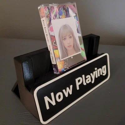 Kệ Now Playing cho đĩa Vinyl (kèm CD & Cassette)