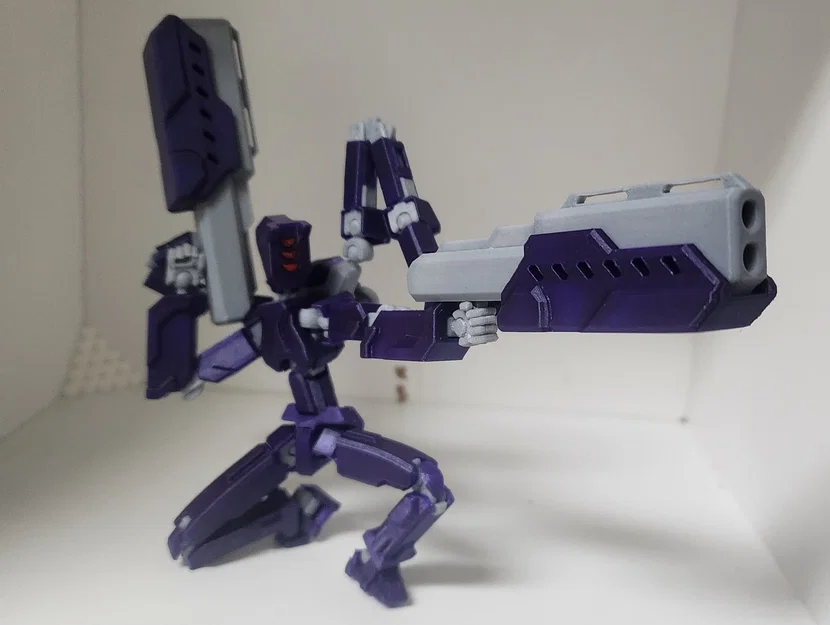 Pháo máy 3D cho mô hình figure Alouttinae - Alouttinae Machine Cannon - Image 1