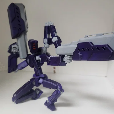 Pháo máy 3D cho mô hình figure Alouttinae - Alouttinae Machine Cannon