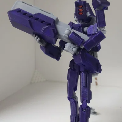 Pháo máy 3D cho mô hình figure Alouttinae - Alouttinae Machine Cannon