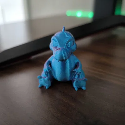 Mô hình 3D Godzilla dễ thương trang trí bàn làm việc