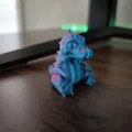 Mô hình 3D Godzilla dễ thương trang trí bàn làm việc - Thumbnail 4