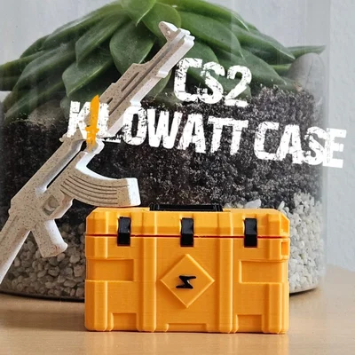 Hộp lootbox Counter Strike (CS2 Kilowatt Case) để in 3D