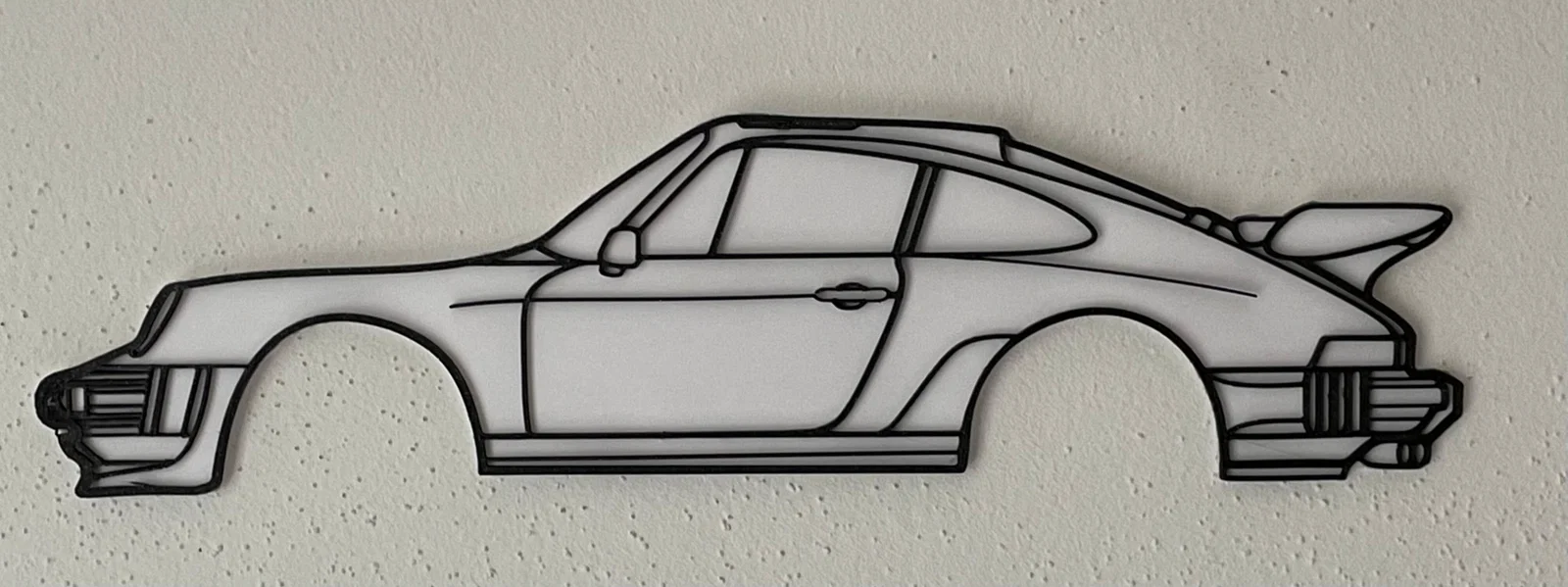 Tranh treo tường silhouette Porsche 911 930 Turbo (1980) - Image 2