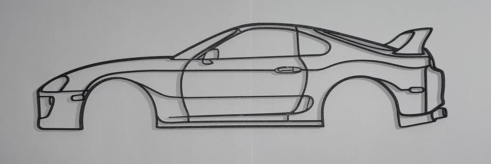 Tranh Treo Tường Silhouette Toyota Supra MK4 - Image 2