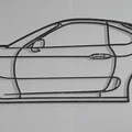 Tranh Treo Tường Silhouette Toyota Supra MK4 - Thumbnail 2